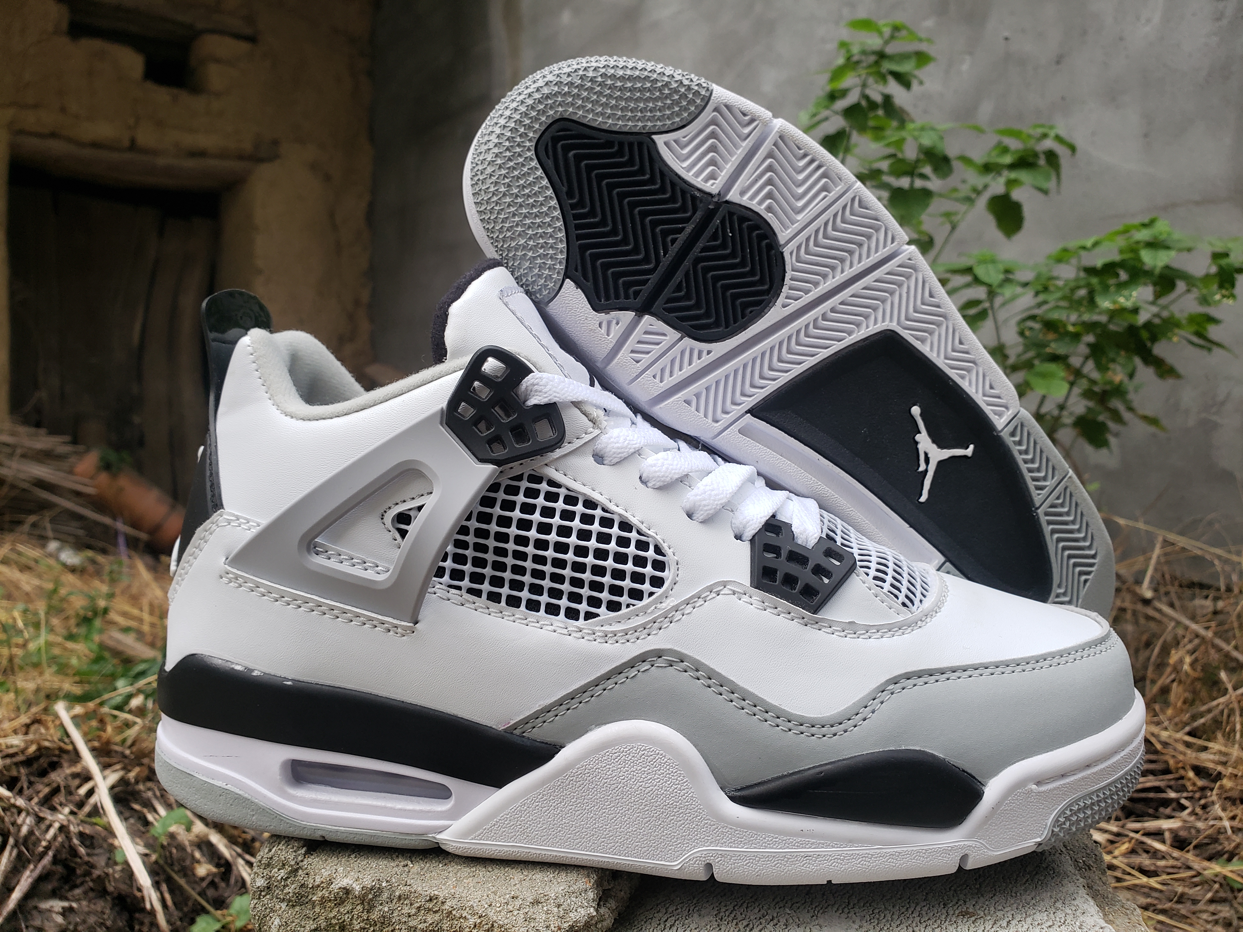 New Air Jordan 4 Military Black Shoes - Click Image to Close